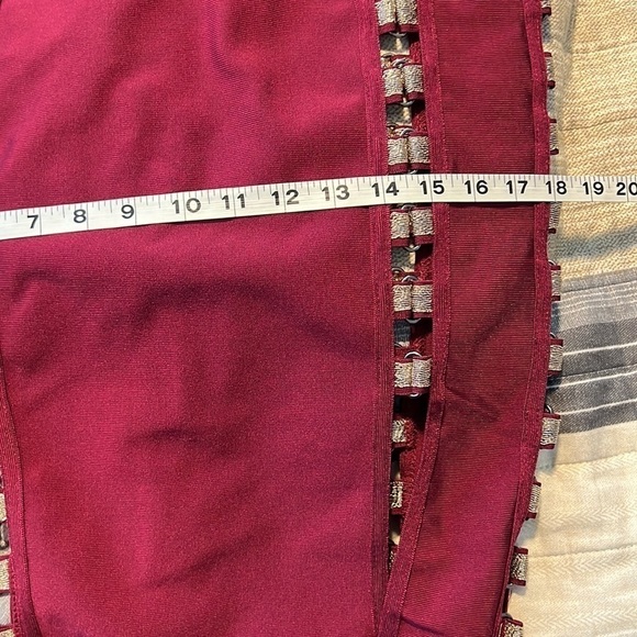 (HEAVY)Fashion Nova,Stunning & Unique, Stuck In My Head,Strapless Dress, Stretch - Picture 13 of 14